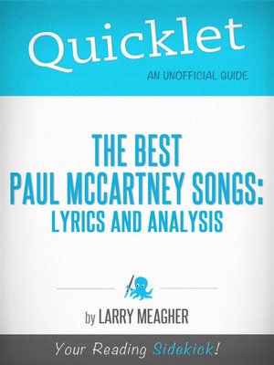 cover image of Quicklet on the Best Paul McCartney Songs